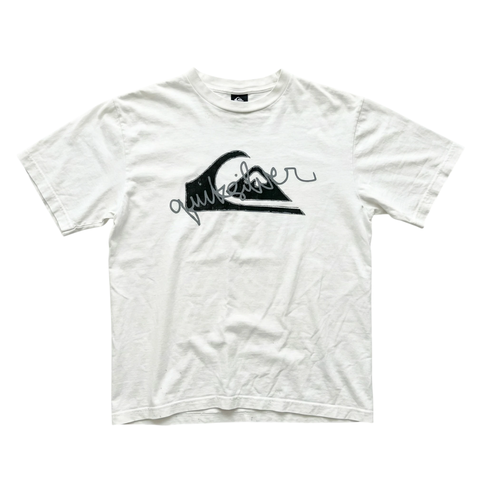 Quiksilver Koszulka Retro Surfing XL Vintage Streetwear - widok ogólny przód vintage