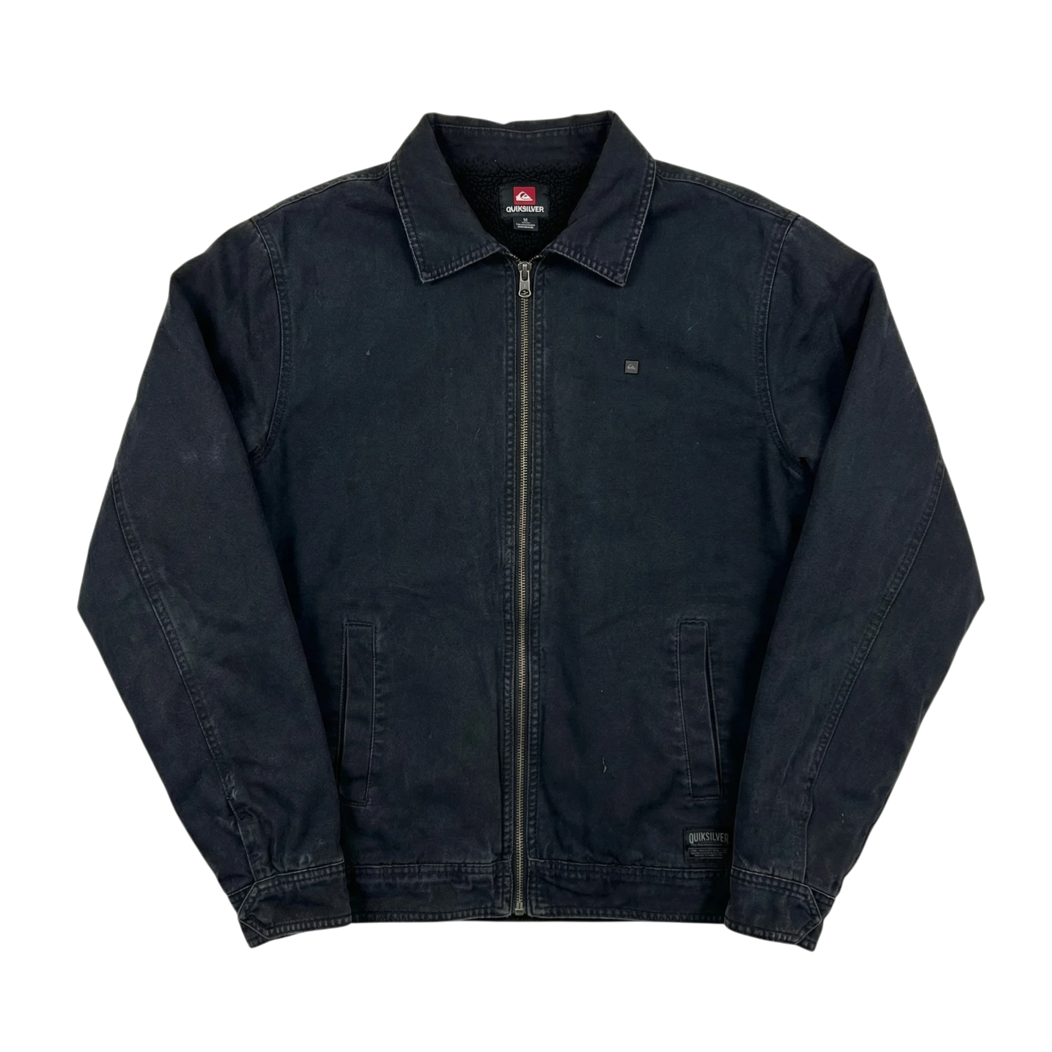 Quiksilver Kurtka Ocieplana Sherpa XL Vintage Streetwear - widok ogólny przód vintage