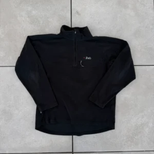 Rab Polar Half Zip Bluza L Vintage Streetwear Czarny - zdjęcie 2