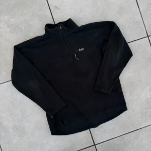 Rab Polar Half Zip Bluza L Vintage Streetwear Czarny - zdjęcie 3