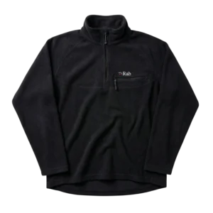 Rab Polar Half Zip Bluza L Vintage Streetwear Czarny - widok ogólny przód vintage