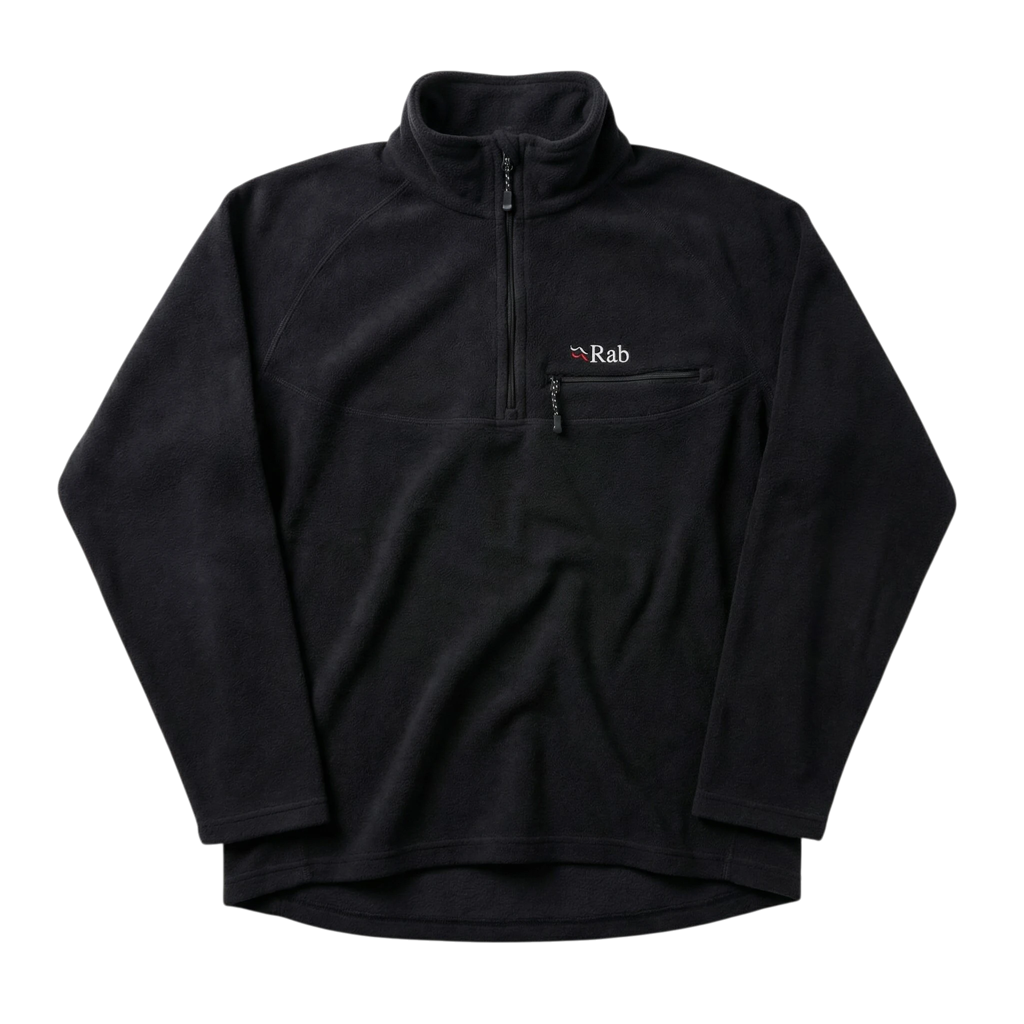 Rab Polar Half Zip Bluza L Vintage Streetwear Czarny - widok ogólny przód vintage