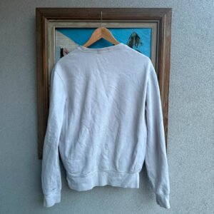 Ralph Lauren Bluza Crewneck Biała M Vintage Streetwear - zdjęcie 3