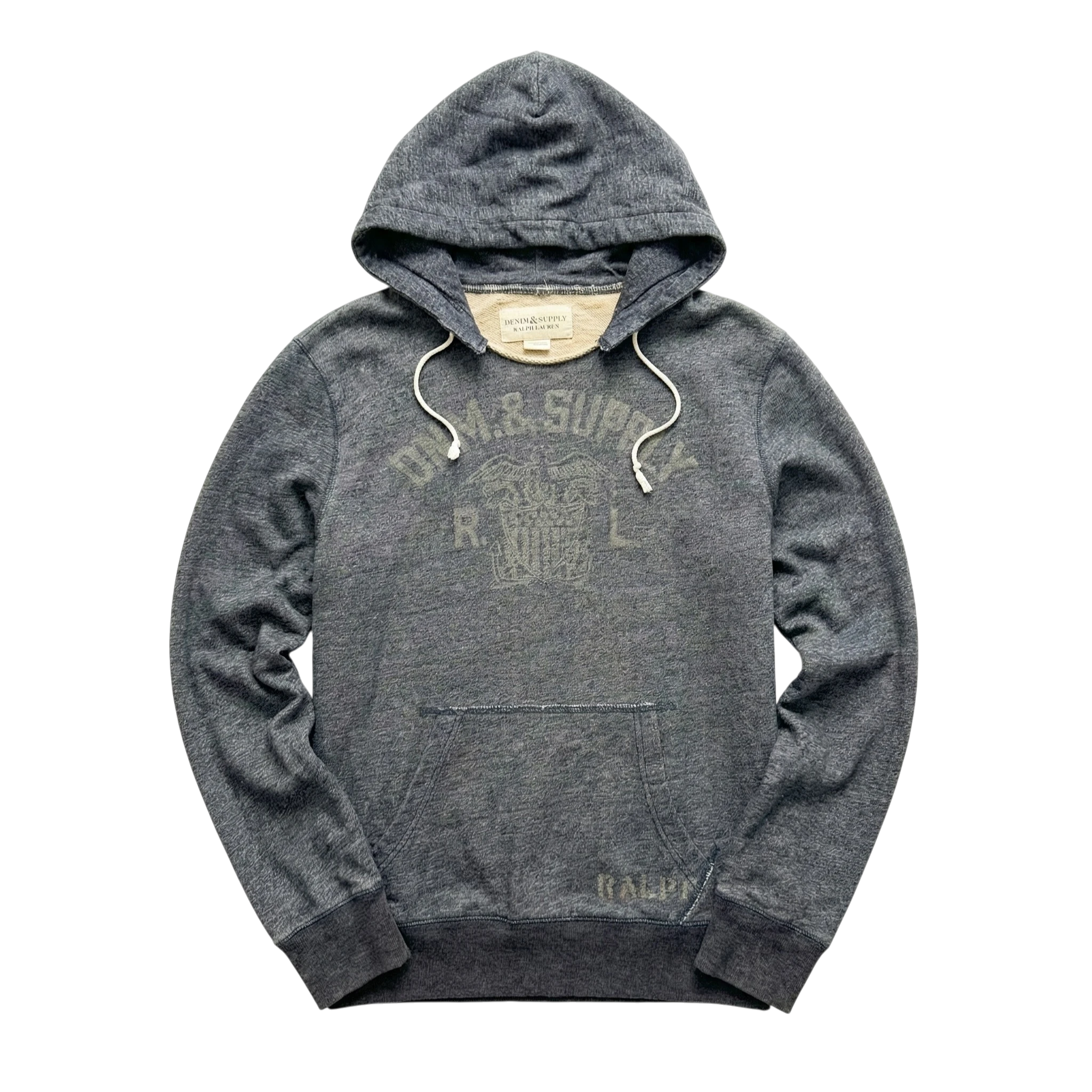 Ralph Lauren Bluza Hoodie Denim Supply XL Vintage Streetwear - widok ogólny przód vintage