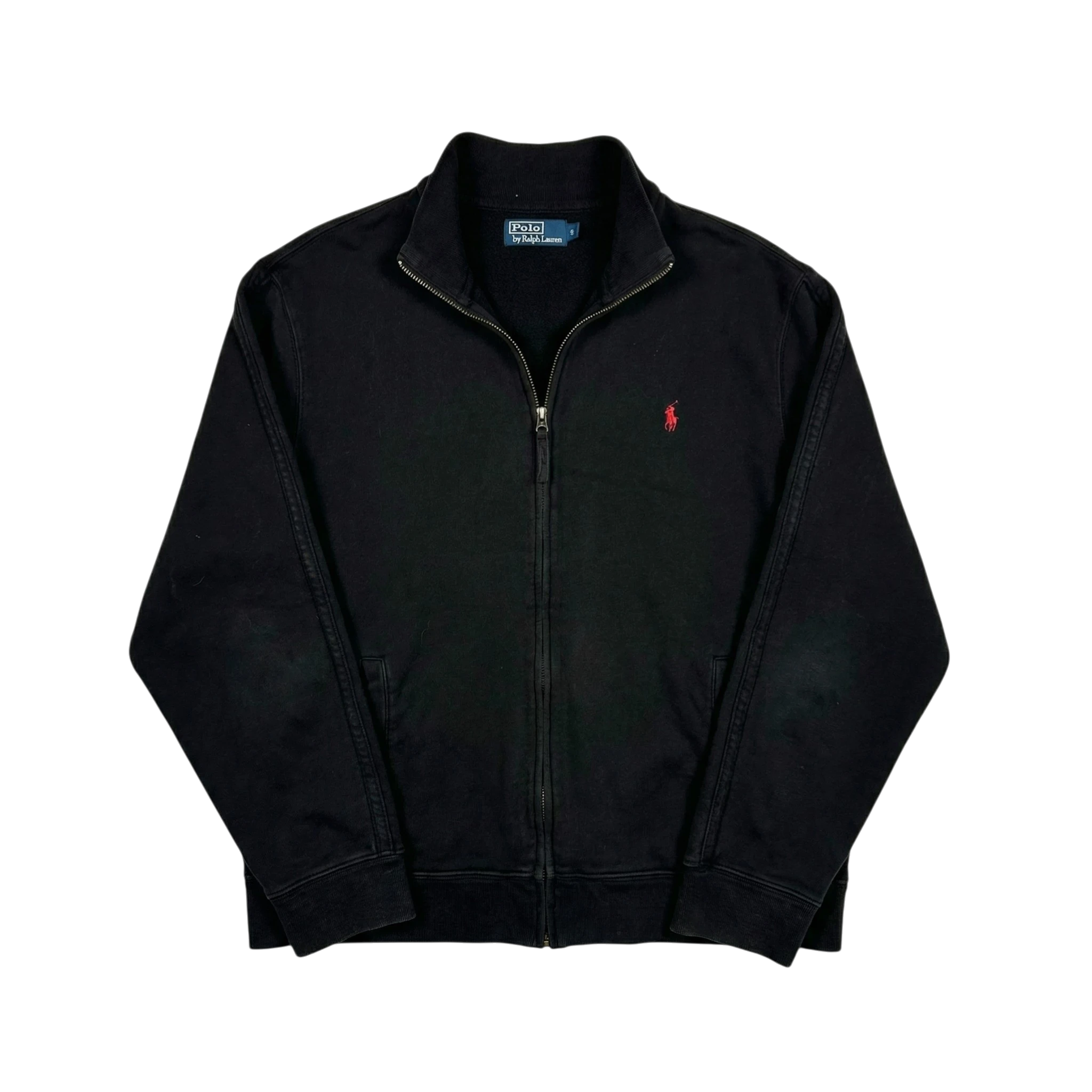 Ralph Lauren Bluza Zapinana Czarna XXL Vintage Streetwear - widok ogólny przód vintage