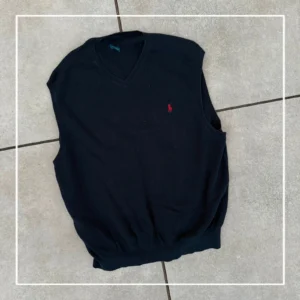 Ralph Lauren Kamizelka Granatowa XL Vintage Streetwear Retro - zdjęcie 3