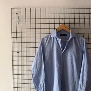 Ralph Lauren Koszula Oxford Niebieska S Vintage Streetwear - zdjęcie 3