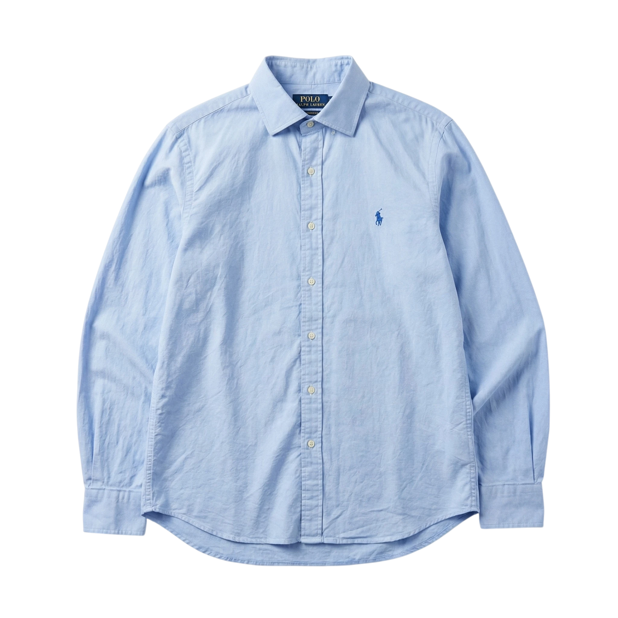 Ralph Lauren Koszula Oxford Niebieska S Vintage Streetwear - widok ogólny przód vintage