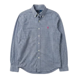Ralph Lauren Koszula W Kratę Slim Fit XL Vintage - widok ogólny przód vintage