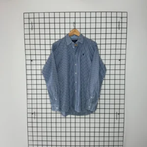 Ralph Lauren Koszula w Paski L Vintage Streetwear Retro - zdjęcie 2