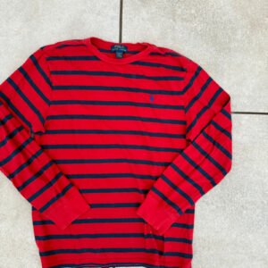 Ralph Lauren Koszulka Longsleeve w Paski L Vintage Streetwear - zdjęcie 4