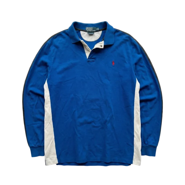 Ralph Lauren Koszulka Polo Longsleeve XL Vintage Streetwear - widok ogólny przód vintage