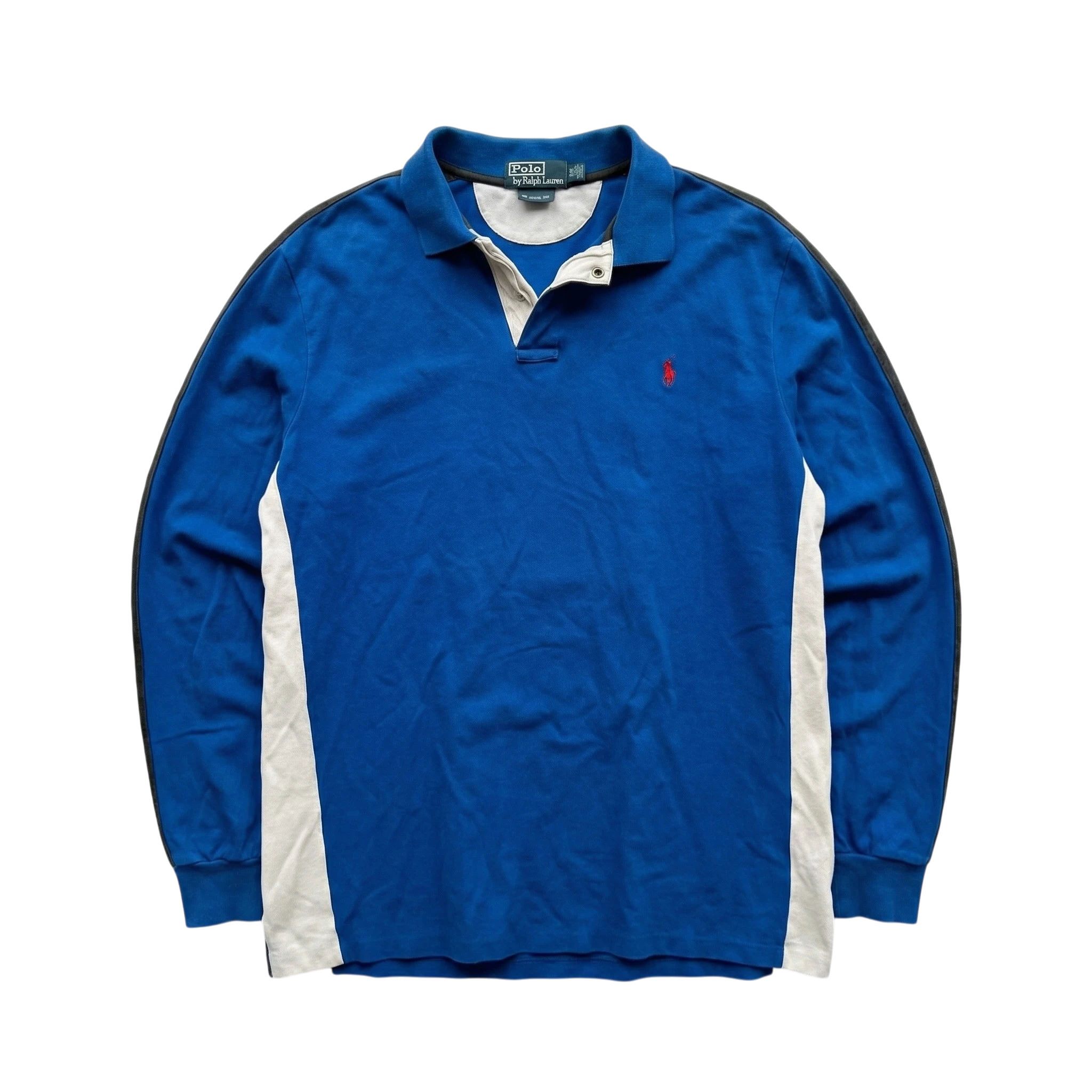 Ralph Lauren Koszulka Polo Longsleeve XL Vintage Streetwear - widok ogólny przód vintage