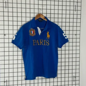 Ralph Lauren Koszulka Polo Paris Drip XL Vintage Streetwear - zdjęcie 3