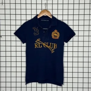 Ralph Lauren Koszulka Polo z Haftem L Vintage Streetwear - zdjęcie 2