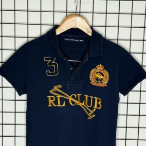 Ralph Lauren Koszulka Polo z Haftem L Vintage Streetwear - zdjęcie 4