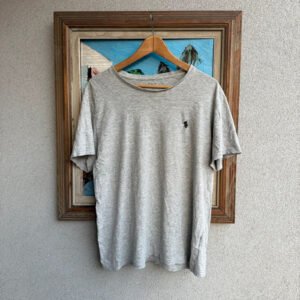 Ralph Lauren Koszulka Szara XL Vintage Streetwear Retro - zdjęcie 2