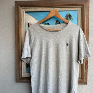Ralph Lauren Koszulka Szara XL Vintage Streetwear Retro - zdjęcie 4
