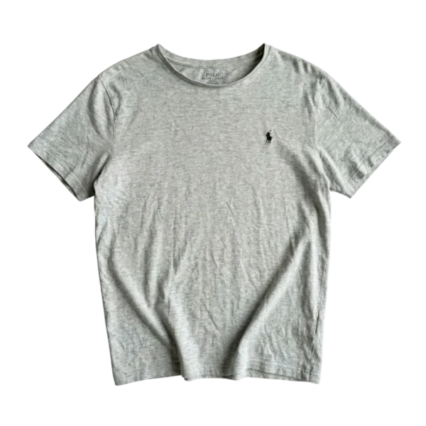 Ralph Lauren Koszulka Szara XL Vintage Streetwear Retro - widok ogólny przód vintage