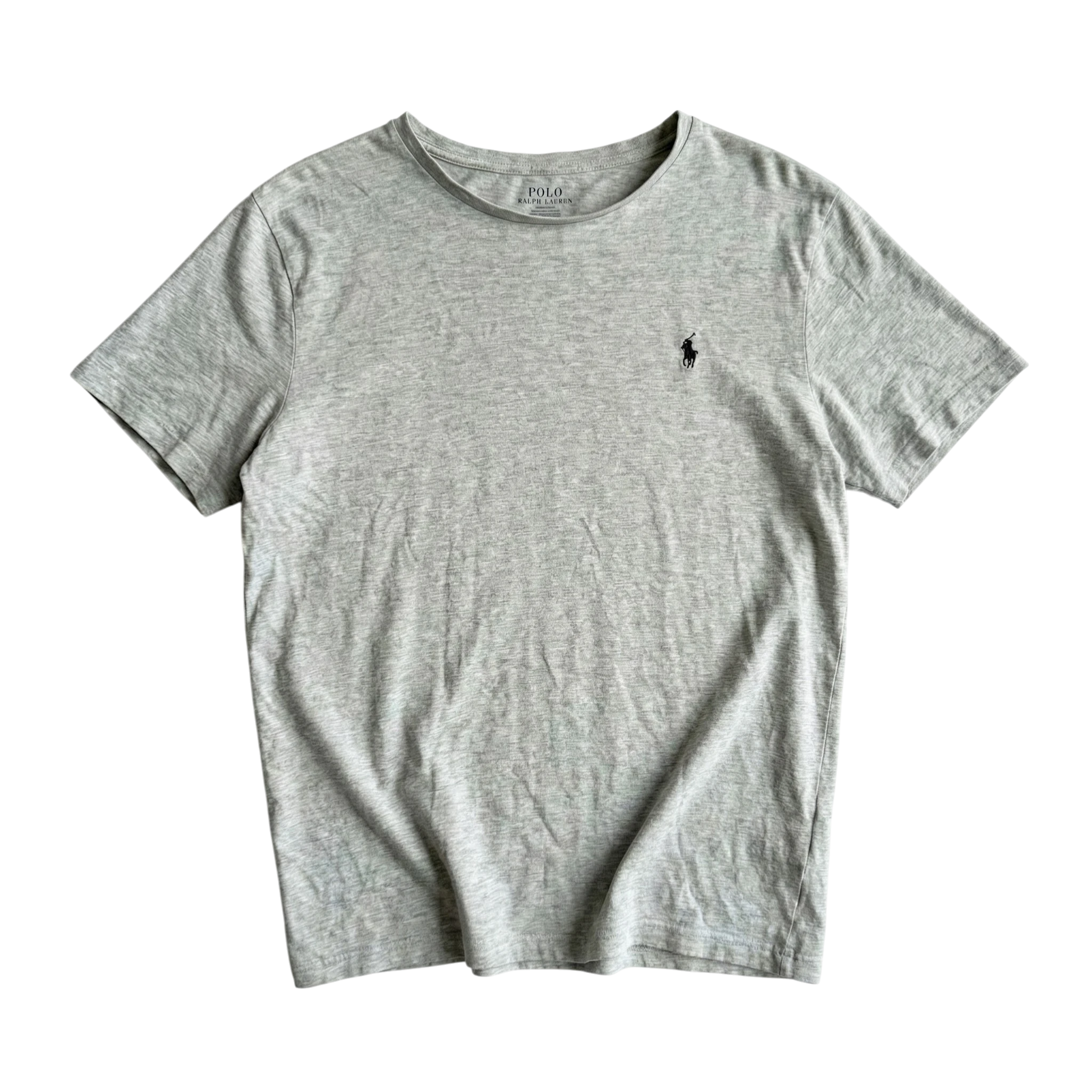 Ralph Lauren Koszulka Szara XL Vintage Streetwear Retro - widok ogólny przód vintage