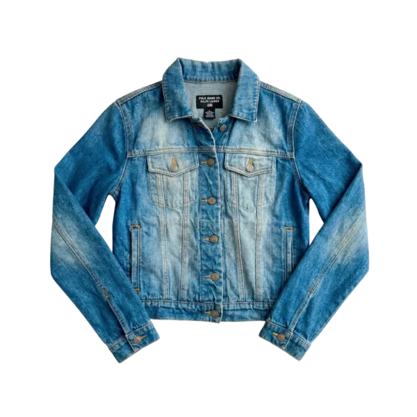 Ralph Lauren Kurtka Jeansowa Katana XXXS Vintage Retro - widok ogólny przód vintage