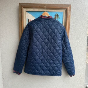 Ralph Lauren Kurtka Pikowana Granatowa M Vintage Streetwear - zdjęcie 3