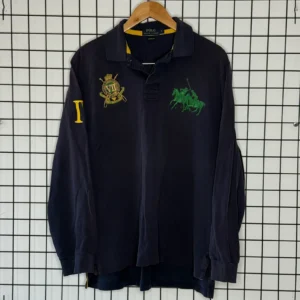 Ralph Lauren Polo Longsleeve Spellout XXL Vintage Retro - zdjęcie 2