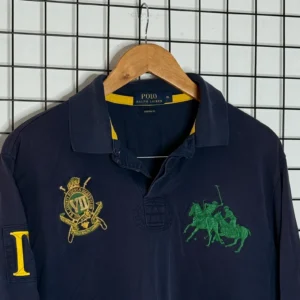 Ralph Lauren Polo Longsleeve Spellout XXL Vintage Retro - zdjęcie 3