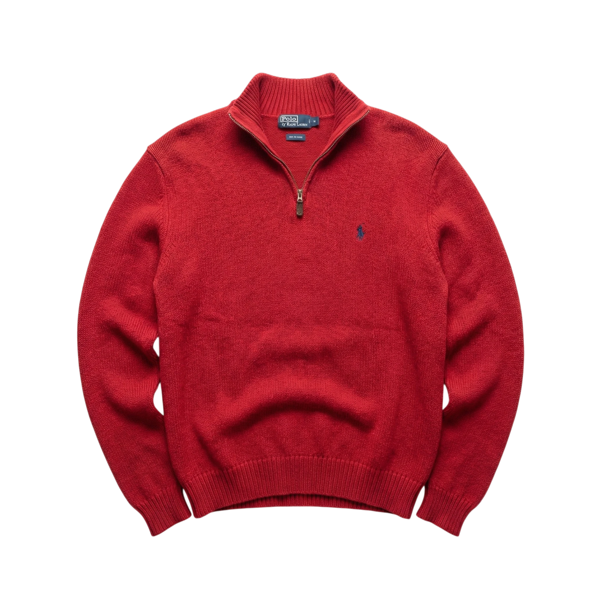 Ralph Lauren Sweter Half Zip XL Vintage Streetwear Retro - widok ogólny przód vintage