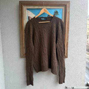 Ralph Lauren Sweter Wełniany XL Vintage Retro Streetwear - zdjęcie 2
