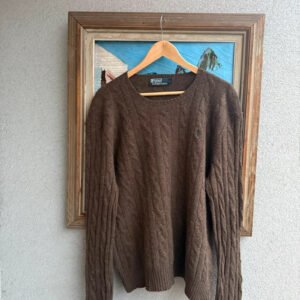 Ralph Lauren Sweter Wełniany XL Vintage Retro Streetwear - zdjęcie 4