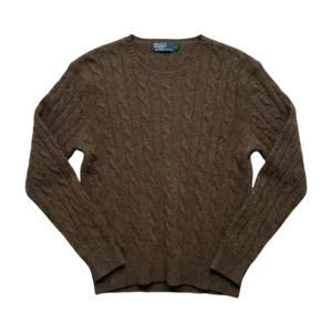 Ralph Lauren Sweter Wełniany XL Vintage Retro Streetwear - widok ogólny przód vintage