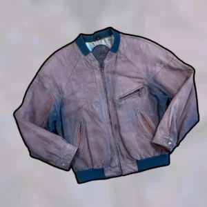 Real Leather Kurtka Skórzana Retro Streetwear XL Vintage - zdjęcie 3