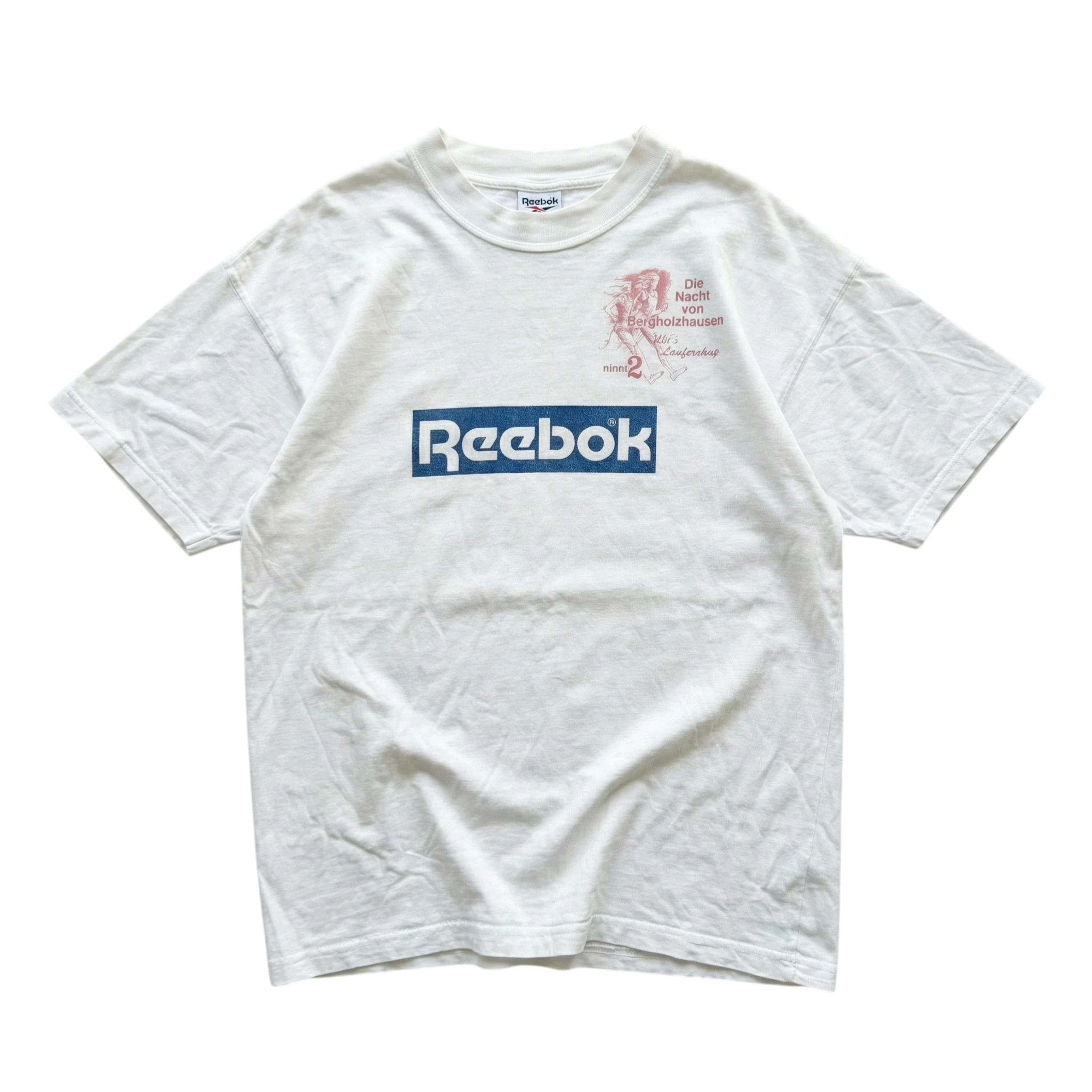 Reebok Koszulka Running XL Vintage Streetwear Retro - widok ogólny przód vintage