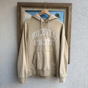 Russell Athletic Bluza Hoodie z Nadrukiem L Vintage Retro - zdjęcie 2