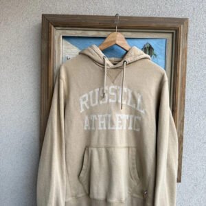 Russell Athletic Bluza Hoodie z Nadrukiem L Vintage Retro - zdjęcie 3
