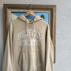Russell Athletic Bluza Hoodie z Nadrukiem L Vintage Retro - zdjęcie 4