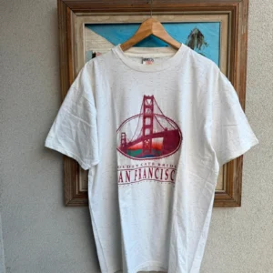 San Francisco Koszulka Nadruk XL Vintage Streetwear Retro - zdjęcie 3
