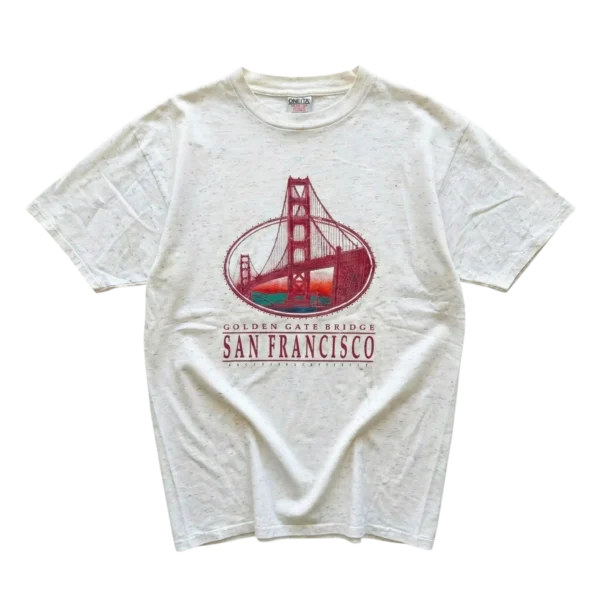 San Francisco Koszulka Nadruk XL Vintage Streetwear Retro - widok ogólny przód vintage