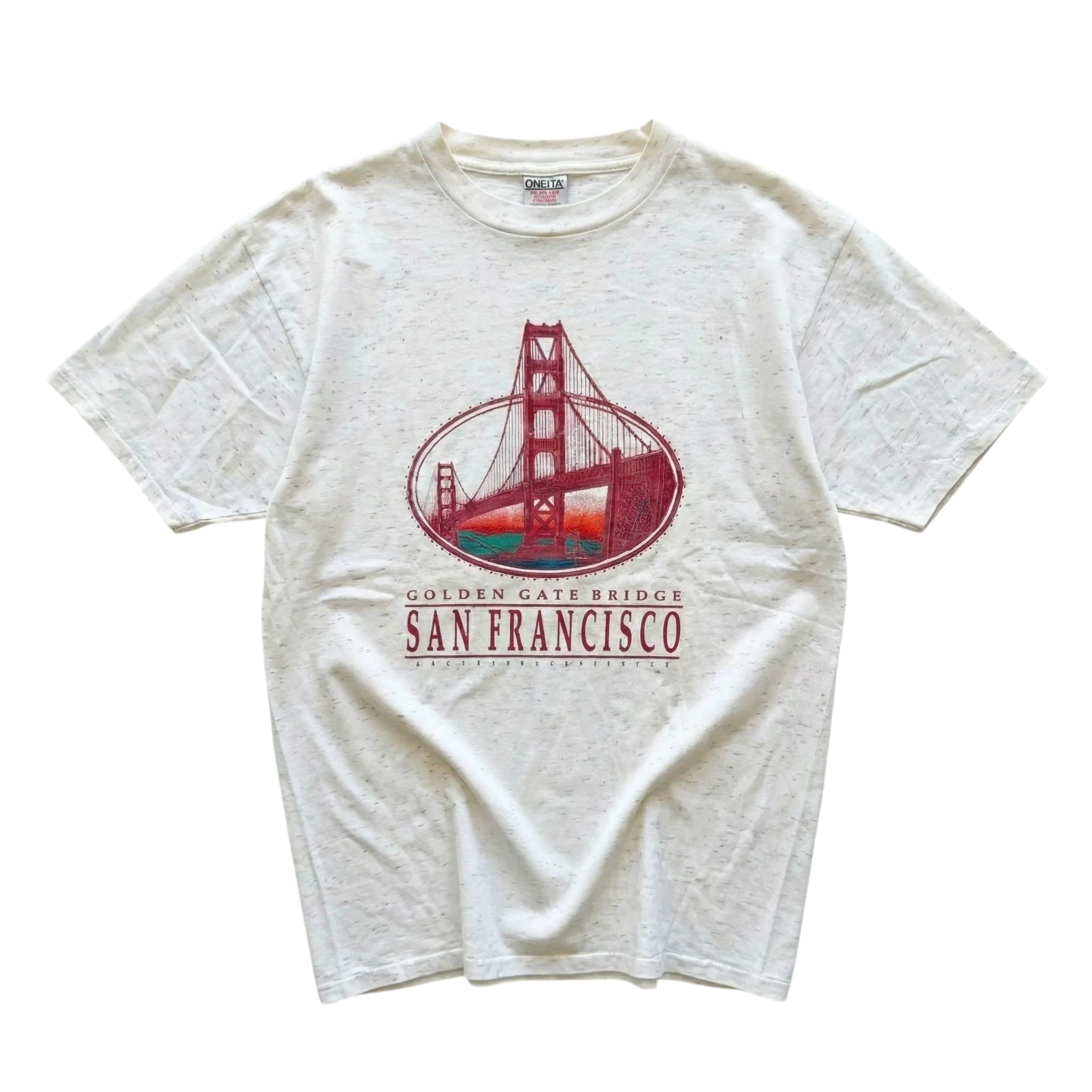 San Francisco Koszulka Nadruk XL Vintage Streetwear Retro - widok ogólny przód vintage