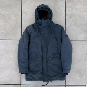 Sandro Kurtka Parka Ocieplana L Vintage Retro Streetwear - zdjęcie 2