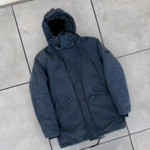 Sandro Kurtka Parka Ocieplana L Vintage Retro Streetwear - zdjęcie 3