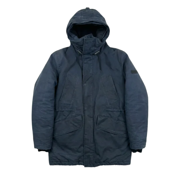 Sandro Kurtka Parka Ocieplana L Vintage Retro Streetwear - widok ogólny przód vintage