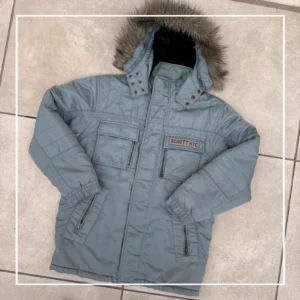 Schott Kurtka Parka Zimowa XL Vintage Streetwear - zdjęcie 4