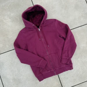 Sherpa Bluza Fioletowa M Vintage Streetwear Retro - zdjęcie 3