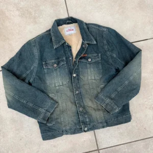 Sherpa Kurtka S.Oliver Niebieska XL Vintage Streetwear - zdjęcie 3