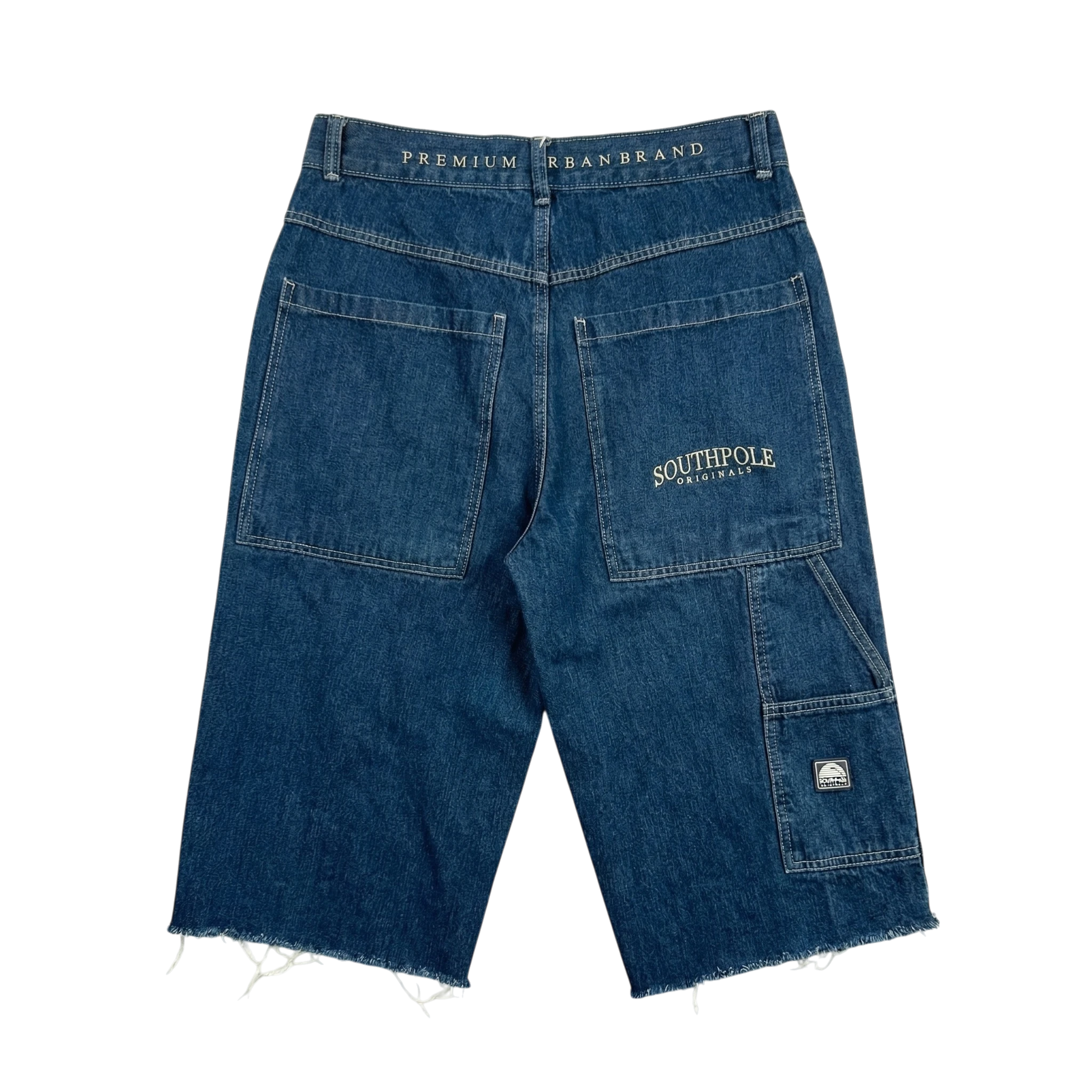 Southpole Spodenki Baggy Hip Hop XL Vintage Streetwear - widok ogólny przód vintage