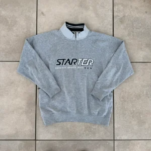 Starter Bluza 1/4 Zapinana XL Vintage Retro Streetwear - zdjęcie 2