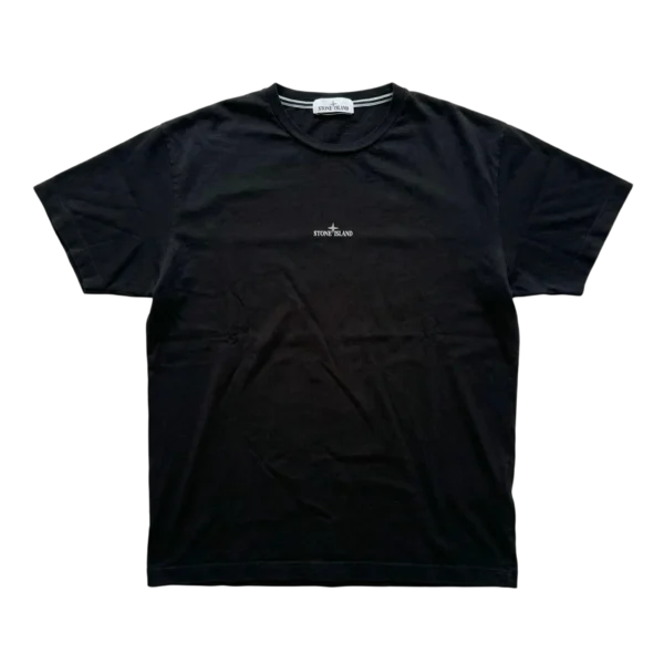 Stone Island Koszulka Czarna XXXL Vintage Streetwear - widok ogólny przód vintage