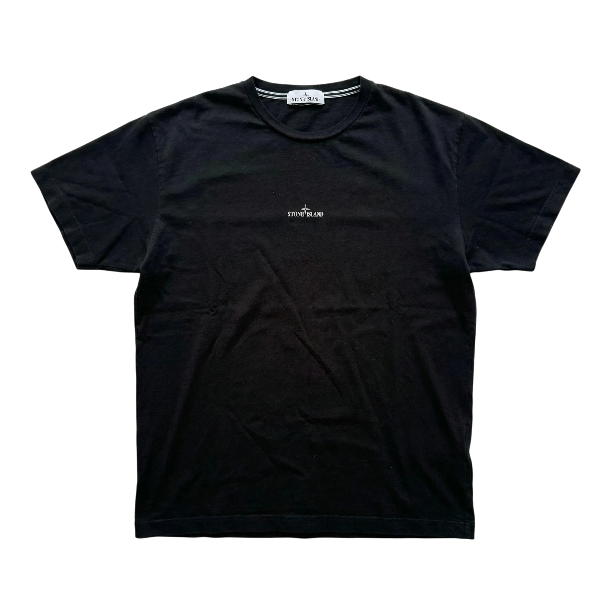 Stone Island Koszulka Czarna XXXL Vintage Streetwear - widok ogólny przód vintage